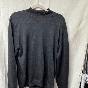 Brooks Brothers Dark Gray Crew Neck Sweater